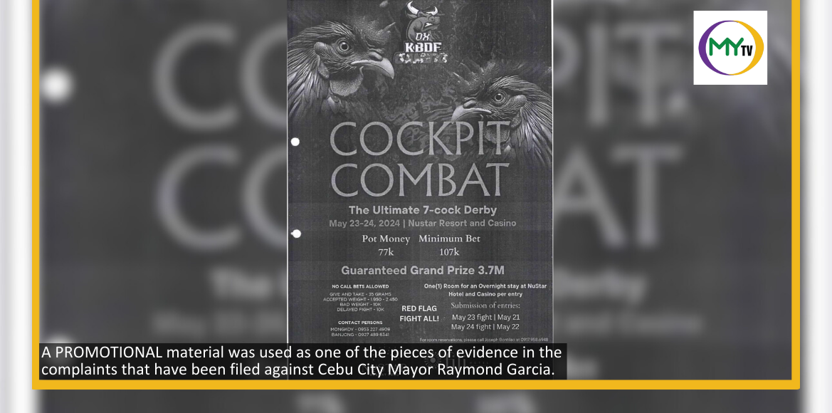 Garcia, city police chief sued for hotel cockfights - article image