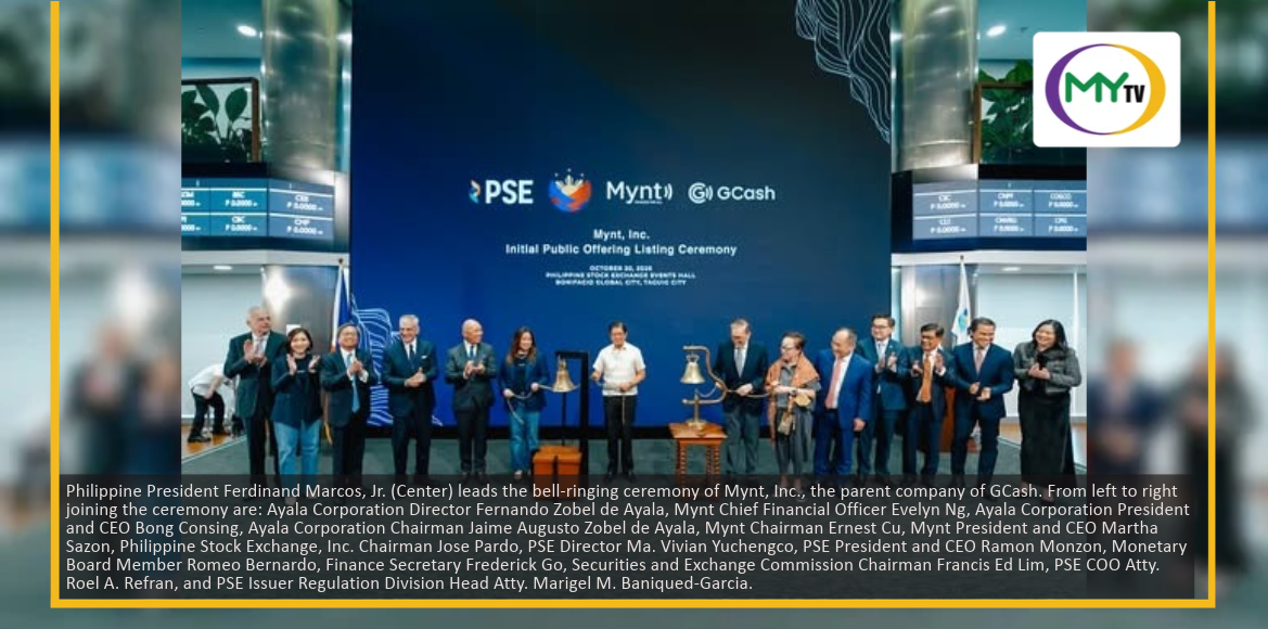 GCash parent Mynt successfully lists on the PSE, marking a new chapter for Philippine digital finance Mynt begins trading under GCASH following strong global and domestic investor demand  - related article thumbnail