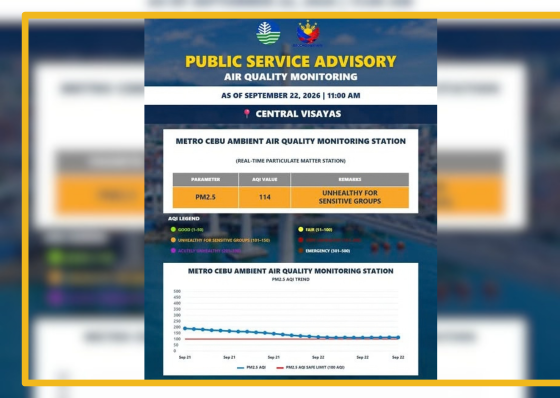 Localized rains in Cebu to persist this week as air quality improves - related article thumbnail