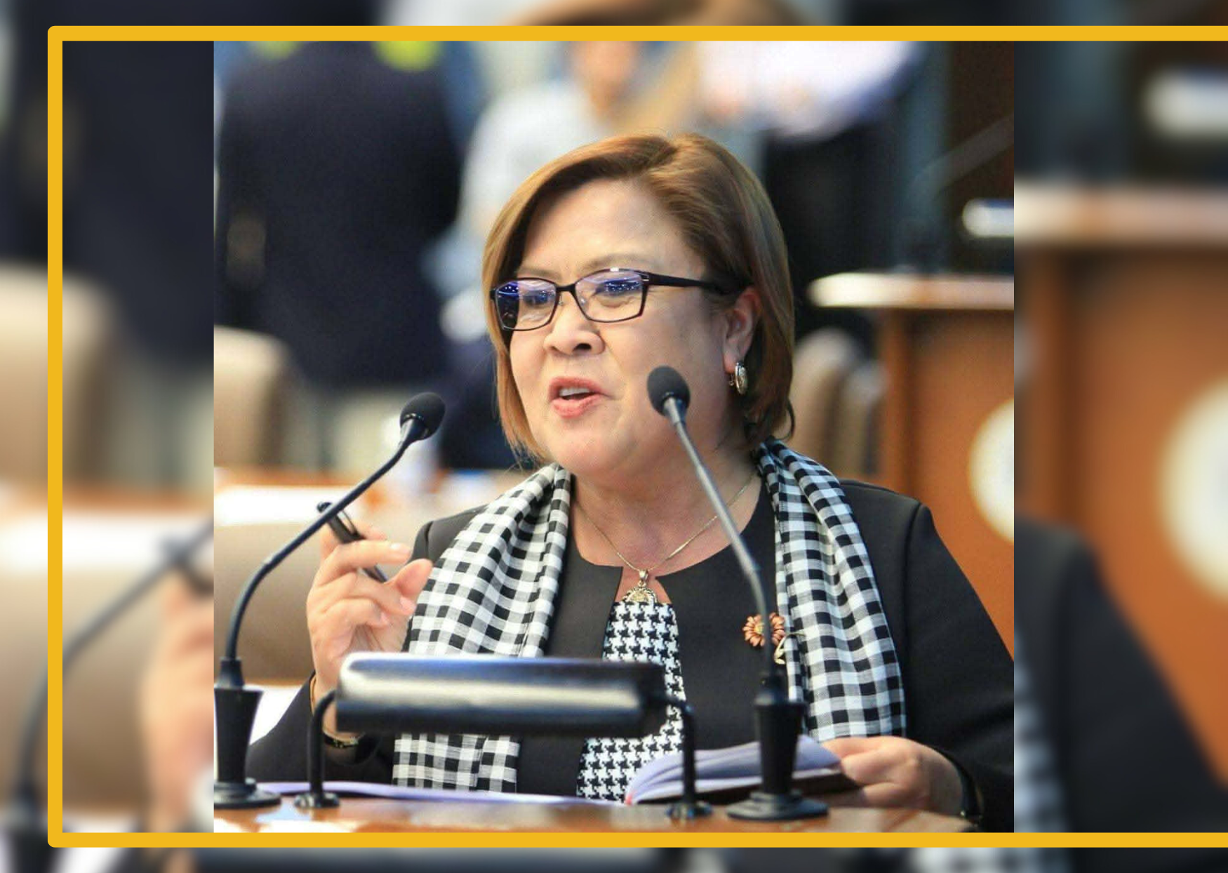 De Lima slams Duterte for skipping ICC hearing  - related article thumbnail