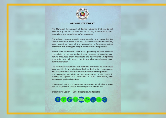 Badian tour guide penalized over misbehavior - related article thumbnail