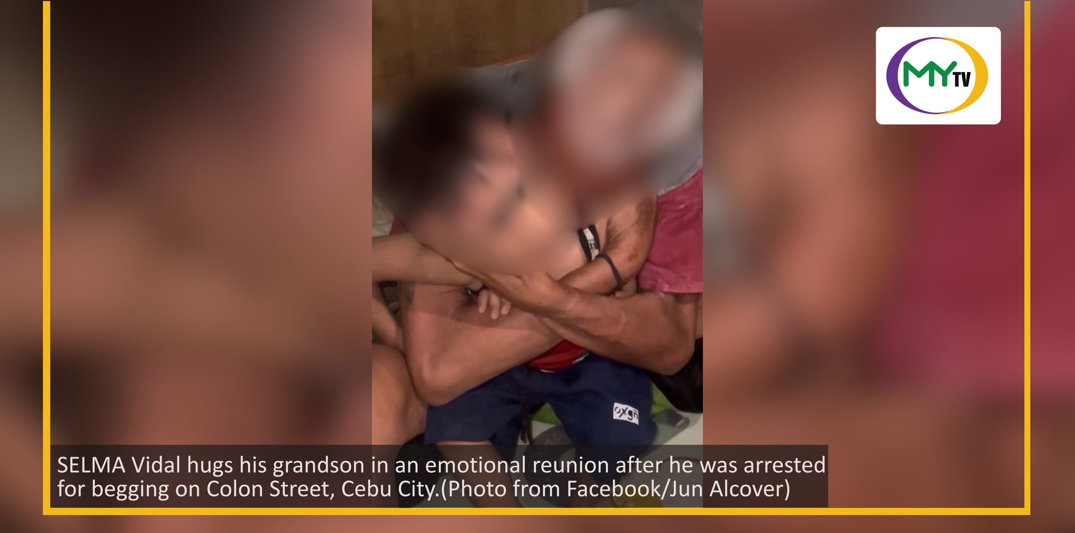'Lolo' nabbed for begging reunites with grandson; probe underway  - related article thumbnail
