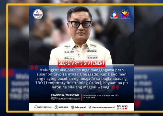 P85 wage hike put on hold by Pasig court - related article thumbnail