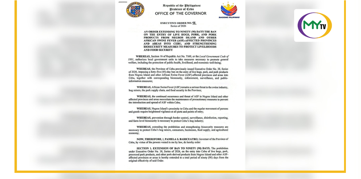 Pork, hog ban in Cebu province extended  - related article thumbnail
