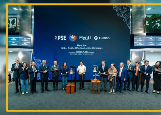 GCash parent Mynt successfully lists on the PSE, marking a new chapter for Philippine digital finance Mynt begins trading under GCASH following strong global and domestic investor demand  - related article thumbnail