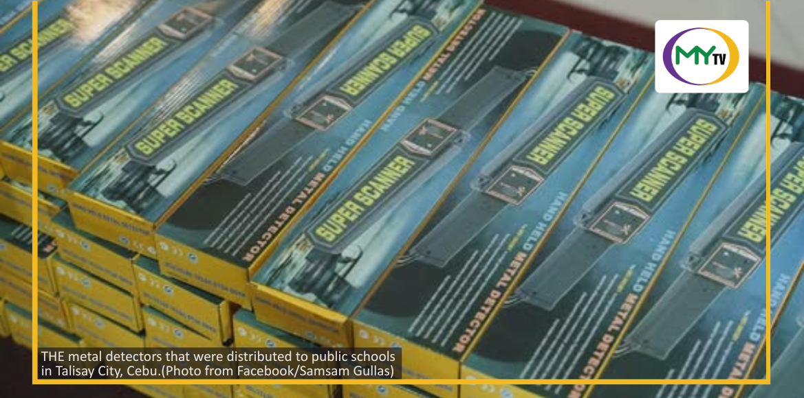Talisay City turns over 100 metal detectors to public schools  - related article thumbnail