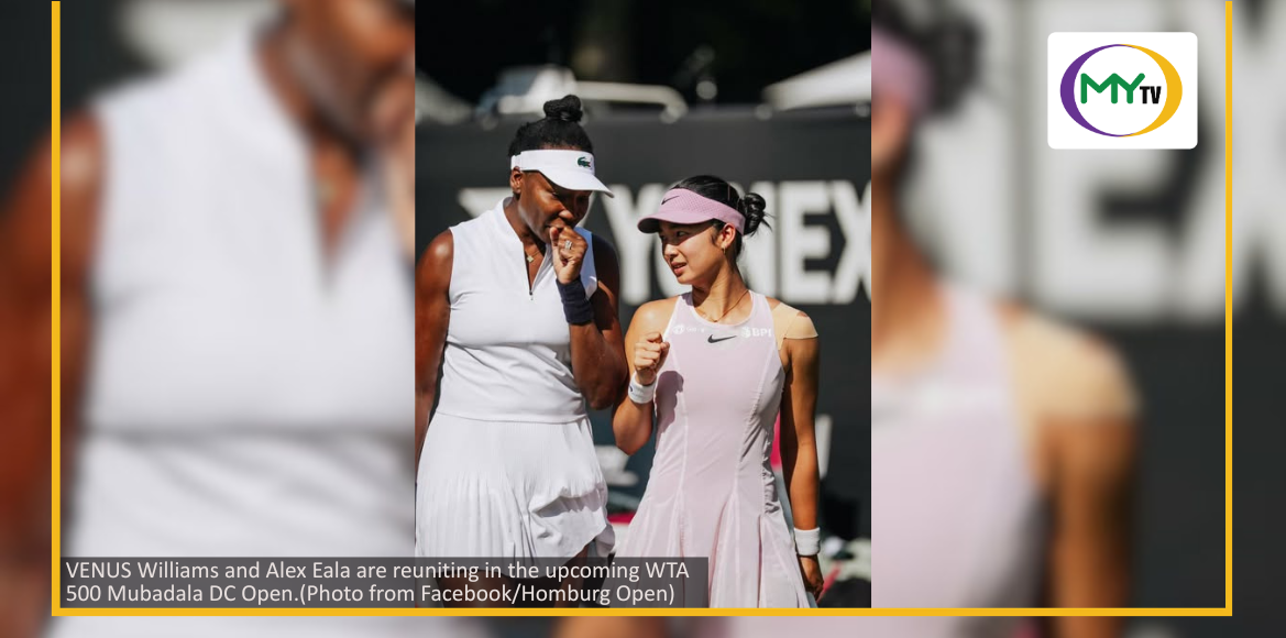 Eala reunites with tennis icon in DC Open doubles - article image