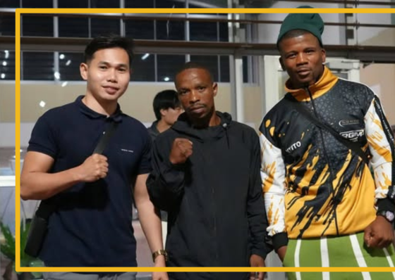 South African boxer arrives for Kumong Bol-anon tiff - related article thumbnail