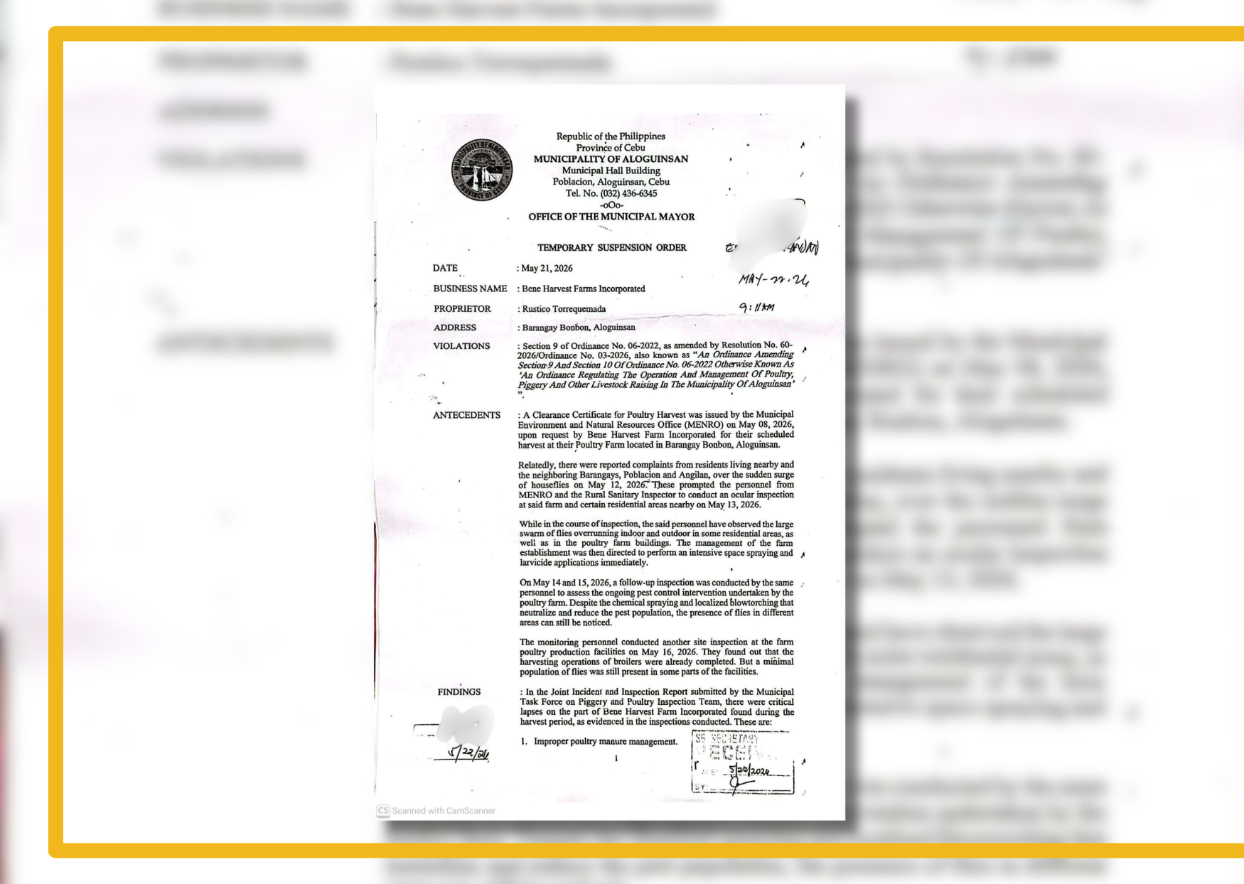 Poultry farm in Aloguinsan ordered temporarily closed  - related article thumbnail