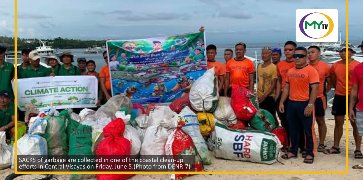 Nearly 10 tons of waste collected in Central Visayas river, coastal clean-up drive  - article thumbnail