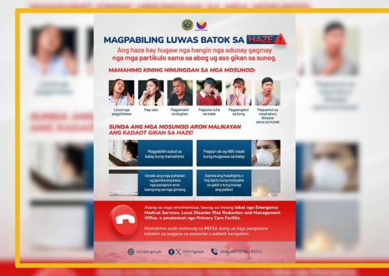 Respiratory consultations surge in 4 Central Visayas hospitals amid haze - related article thumbnail