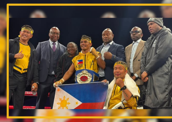 Grieving Filipino boxer seizes world title belt in South Africa - related article thumbnail