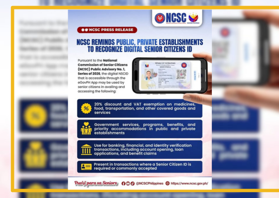 Establishments reminded to recognize senior citizen IDs - related article thumbnail
