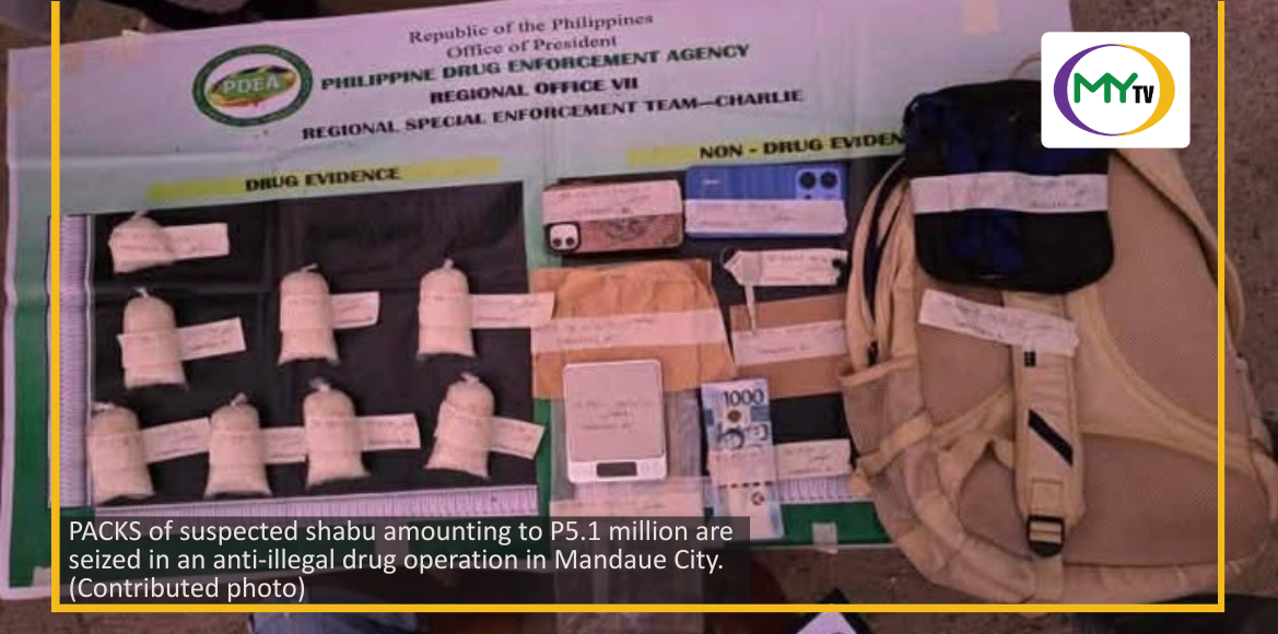 P5-milion ‘shabu’ seized in Mandaue, Talisay - Local article