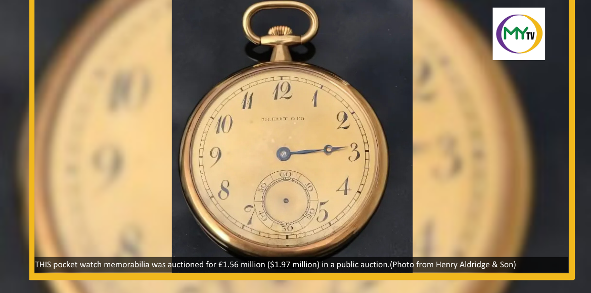 Titanic’s pocket watch memorabilia fetches nearly $2 million in auction - article image