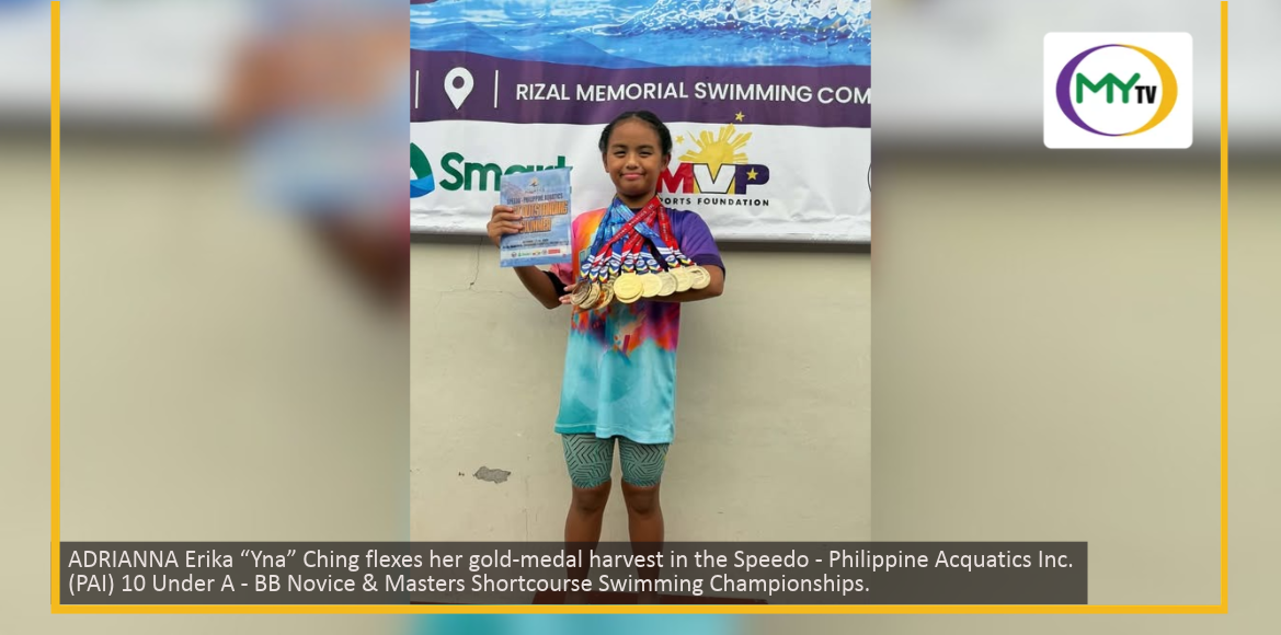 Cebuana swimmer shines anew, nabs 11 golds in national tilt - related article thumbnail