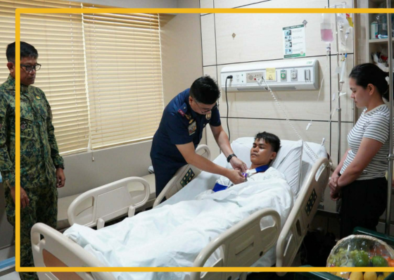 Cop wounded in San Fernando shootout feted  - related article thumbnail