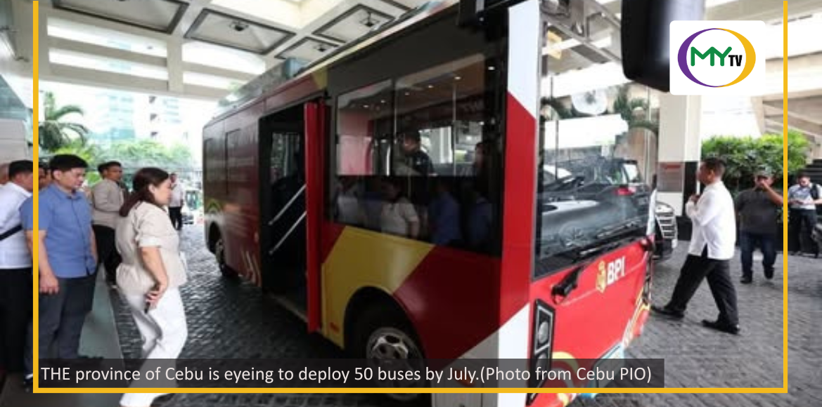 Cebu targets 50 electric buses deployment by July  - Local article