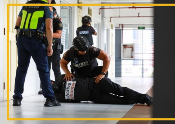 'RUN, HIDE, FIGHT': First 'active shooter' drill held in Manila campus    - related article thumbnail