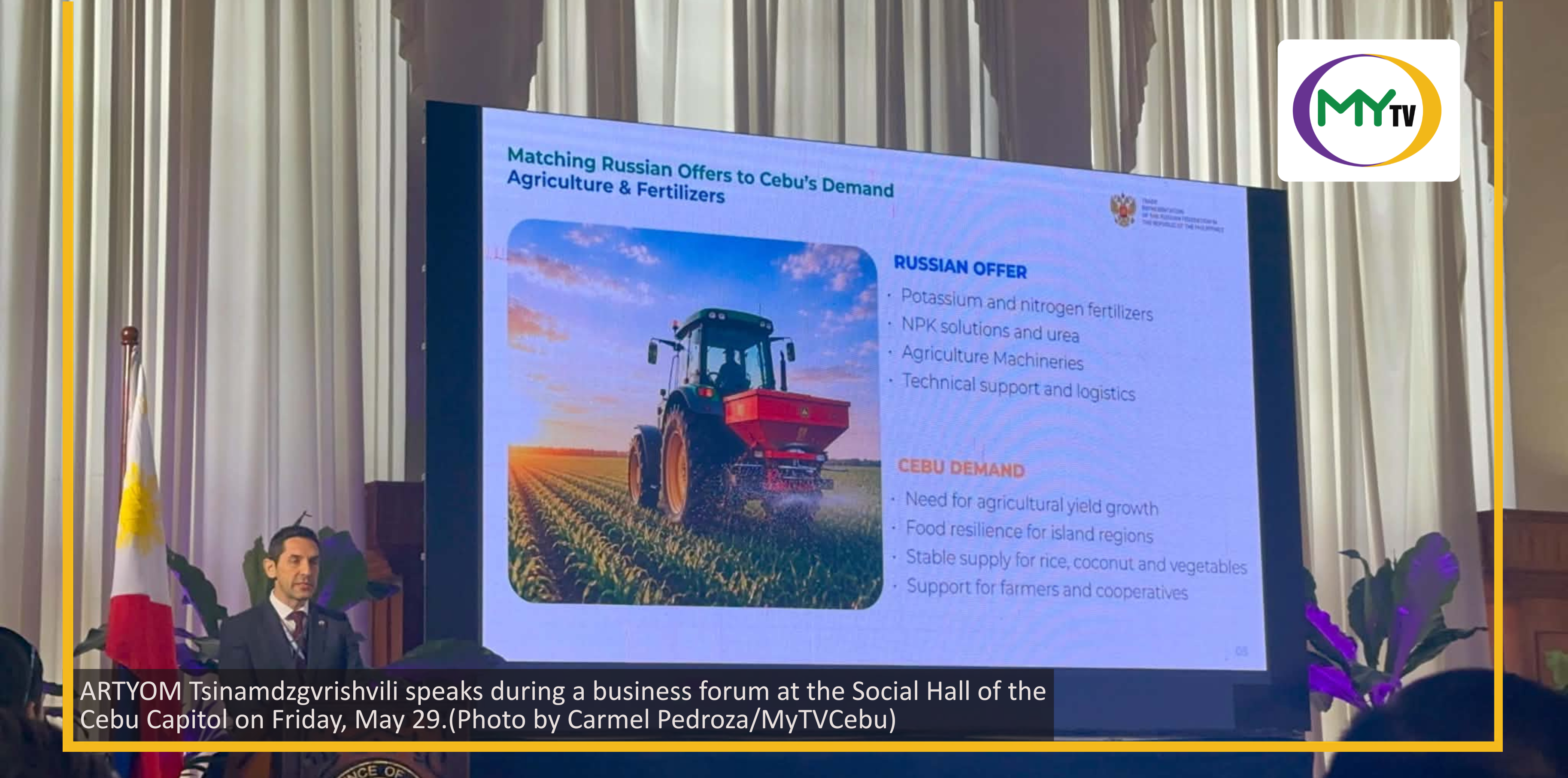 Russia offers agriculture, energy, digital solutions to support Cebu, PH growth  - article thumbnail