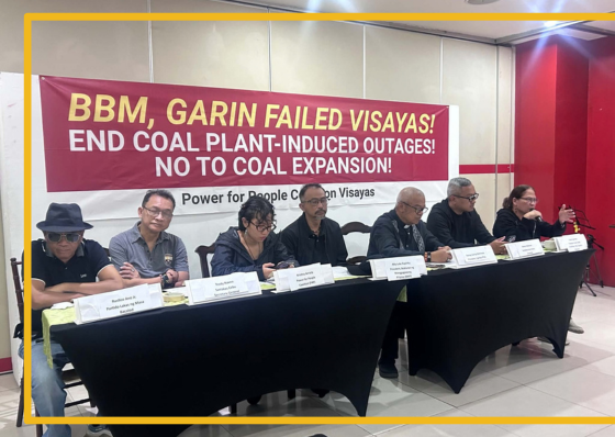 Coal reliance burdens Visayas grid, groups call for Garin’s resignation - related article thumbnail