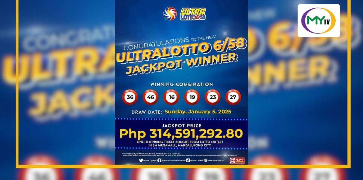Metro Manila bettor hits P314-million lotto jackpot - article image